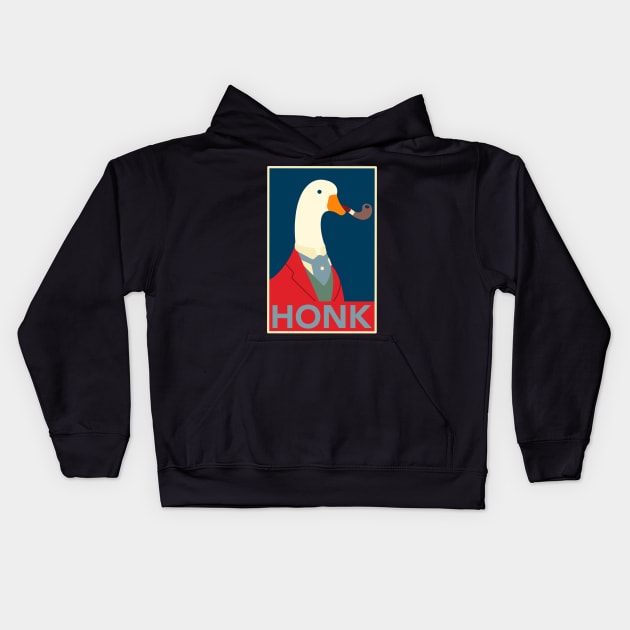 HONK v2 Kids Hoodie by zody